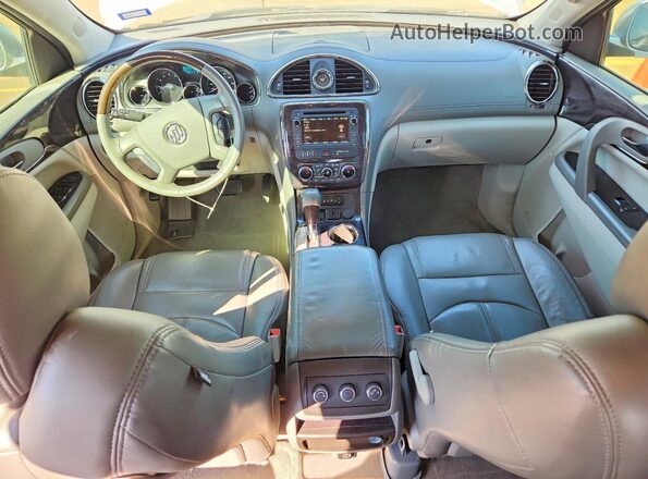 5GAKRAKDXGJ342100 2016 BUICK ENCLAVE Серебряный Вид панели приборов