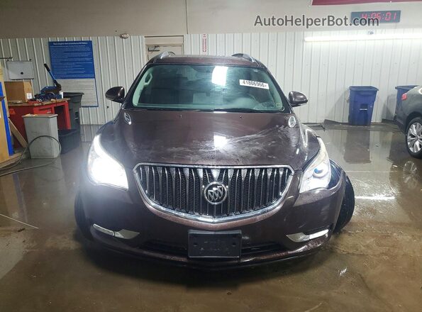 5GAKRBKD0GJ294015 2016 BUICK ENCLAVE Brown Widok z przodu