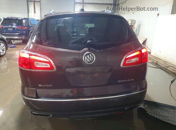 5GAKRBKD0GJ294015 2016 BUICK ENCLAVE Brown Widok z tyłu