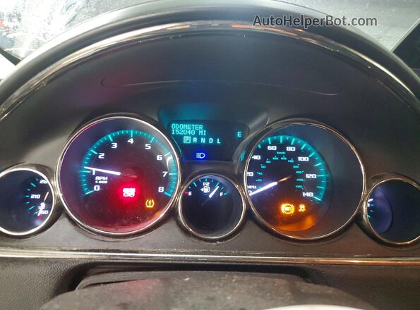 5GAKRBKD0GJ294015 2016 BUICK ENCLAVE Brown Widok zestawu wskaźników