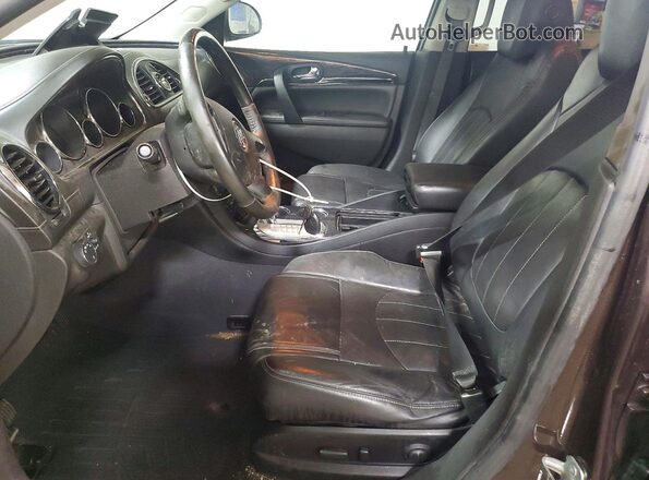 5GAKRBKD0GJ294015 2016 BUICK ENCLAVE Brown Widok wnętrza z przodu