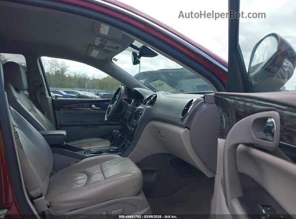 5GAKRBKD7GJ241652 2016 BUICK ENCLAVE Burgundy Front interior view