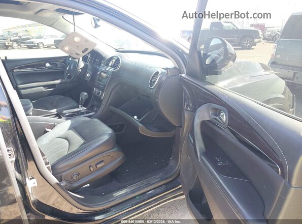 5GAKRBKD7HJ161916 2017 BUICK ENCLAVE Black Widok wnętrza z przodu
