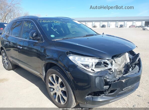 5GAKRBKD7HJ161916 2017 BUICK ENCLAVE Black Widok z przodu
