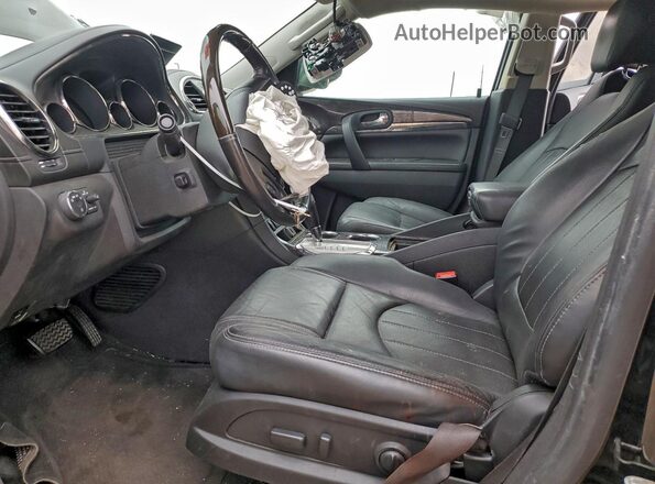 5GAKRCKD4GJ246457 2016 BUICK ENCLAVE Black Front interior view