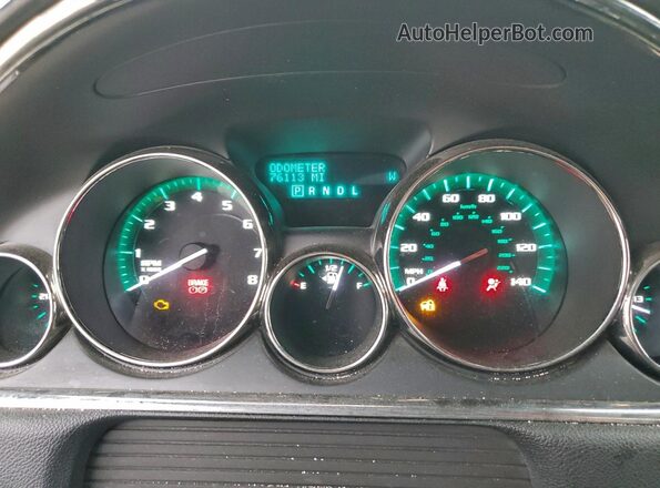 5GAKRCKD4GJ246457 2016 BUICK ENCLAVE Black Instrument cluster view