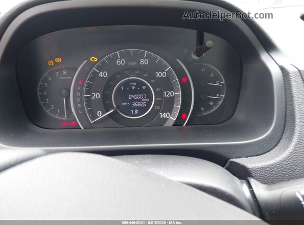 5J6RM3H58GL002935 2016 HONDA CR-V White Вид задніх сидінь