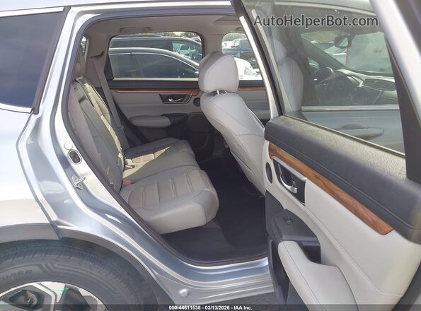 5J6RW1H80KA035599 2019 HONDA CR-V Silver Widok naklejki z numerem VIN