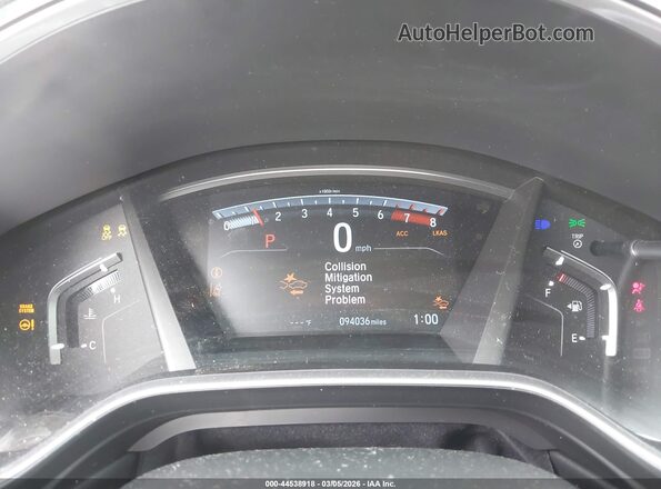 5J6RW1H87KA010182 2019 HONDA CR-V White 