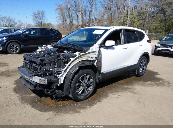 5J6RW2H51MA004036 2021 HONDA CR-V White Առջևի ձախ երեք քառորդ տեսարան