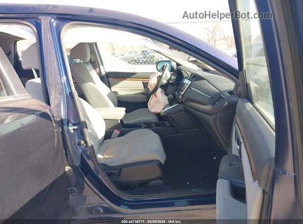 5J6RW2H58LL002612 2020 HONDA CR-V Blue Vista interior delantera