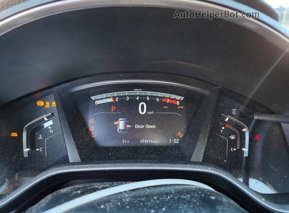 5J6RW2H58MA002266 2021 HONDA CR-V Gray Սարքավորումների վահանակի տեսք
