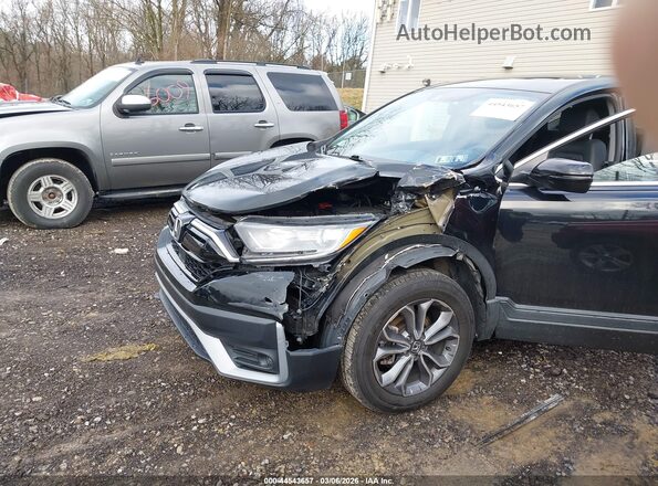 5J6RW2H87ML025424 2021 HONDA CR-V Black Front view