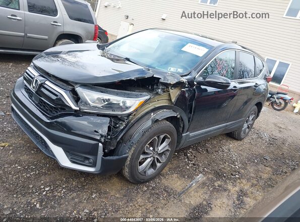 5J6RW2H87ML025424 2021 HONDA CR-V Black Front left