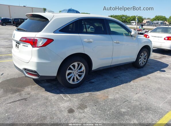 5J8TB3H55GL008226 2016 ACURA RDX Белый Задняя правая четверть