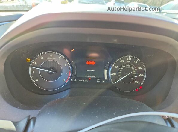 5J8TC1H33ML006003 2021 ACURA RDX White Вид щитка приладів