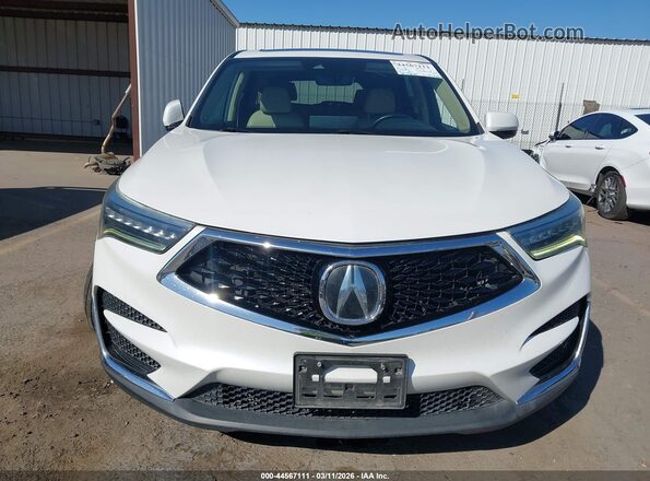 5J8TC1H34ML002302 2021 ACURA RDX White Вид щитка приладів