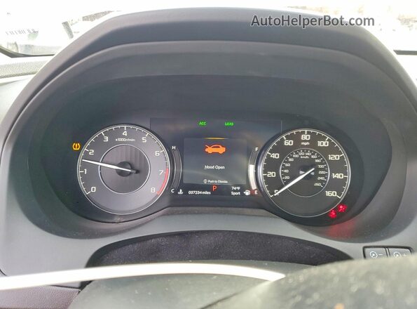 5J8TC1H3XML020335 2021 ACURA RDX White ხელსაწყოთა პანელის ხედი