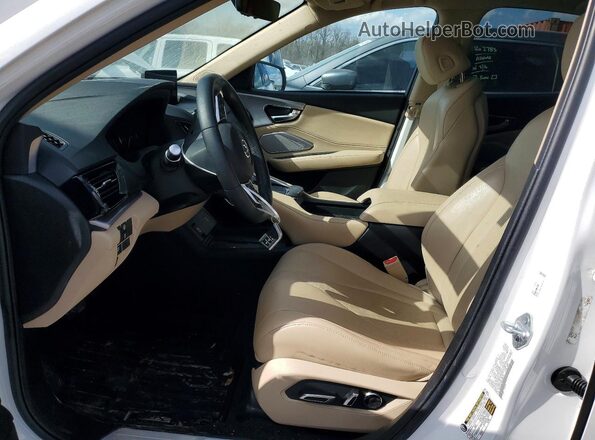 5J8TC1H55PL006137 2023 ACURA RDX White Widok wnętrza z przodu