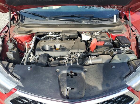 5J8TC1H58ML021128 2021 ACURA RDX Red უკანა სალონის ხედი