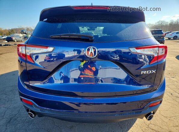 5J8TC1H5XML015749 2021 ACURA RDX Blue Вид ззаду