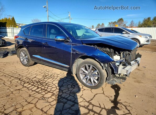 5J8TC1H5XML015749 2021 ACURA RDX Blue Передня права чверть
