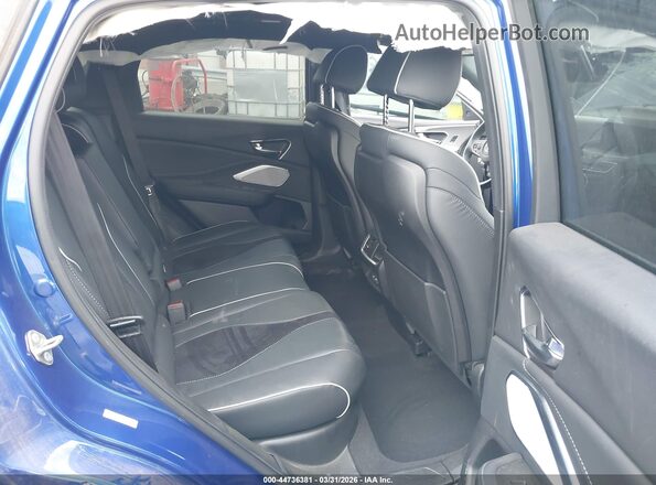 5J8TC1H68LL002330 2020 ACURA RDX Blue Vista de la etiqueta del VIN