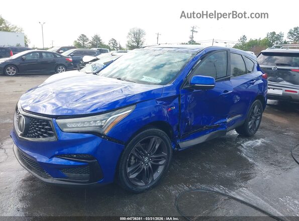5J8TC1H68LL002330 2020 ACURA RDX Blue Vista frontal