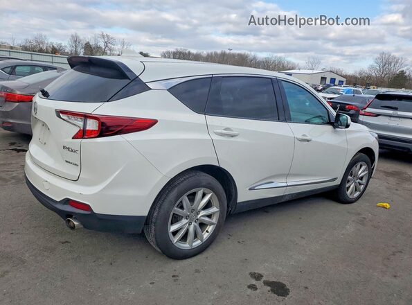 5J8TC2H32ML033599 2021 ACURA RDX White Trasero derecho