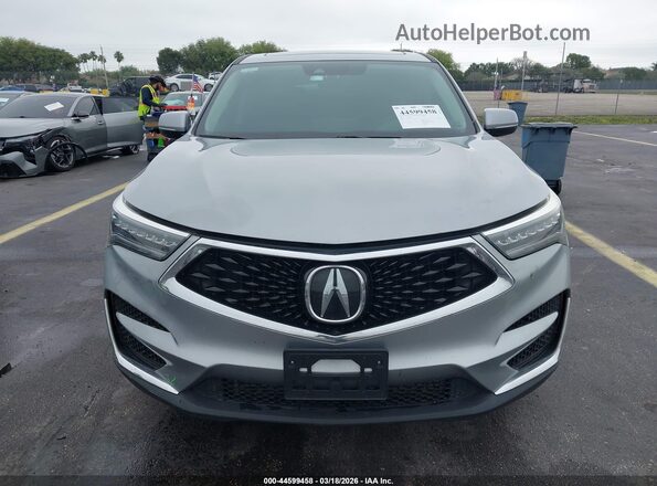 5J8TC2H32ML034574 2021 ACURA RDX Silver Rear interior view