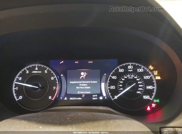 5J8TC2H34ML002029 2021 ACURA RDX White უკანა სავარძლების ხედი