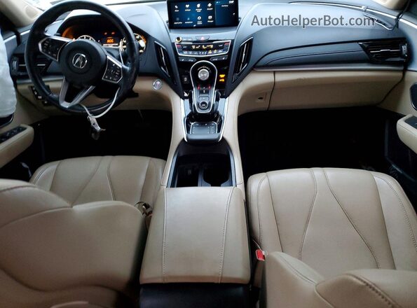 5J8TC2H36ML017258 2021 ACURA RDX White Dashboard view