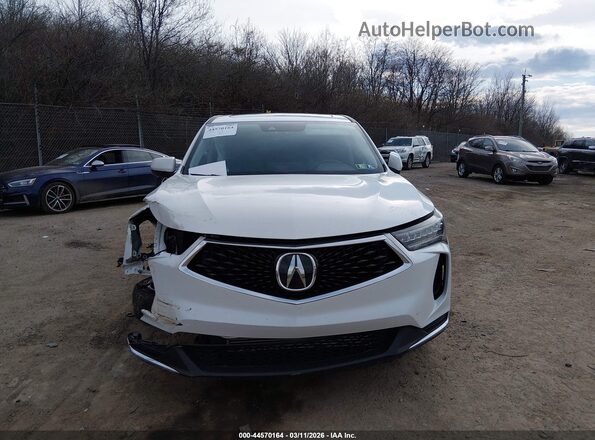5J8TC2H38NL010975 2022 ACURA RDX White Widok zestawu wskaźników