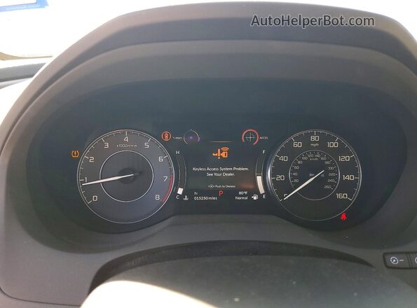 5J8TC2H39RL039195 2024 ACURA RDX Синий Вид щитка приборов
