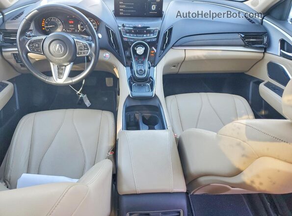 5J8TC2H3XML012984 2021 ACURA RDX White Dashboard view