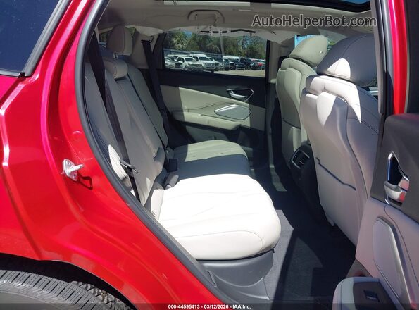 5J8TC2H52SL036713 2025 ACURA RDX Red Vista de la etiqueta del VIN
