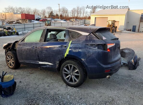 5J8TC2H53ML045343 2021 ACURA RDX Blue Հետևի ձախ