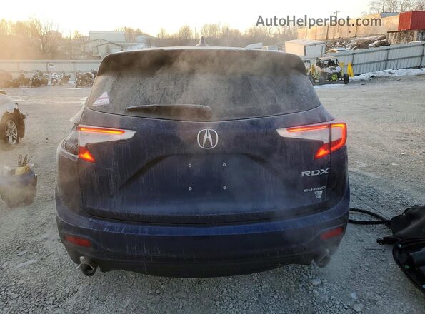 5J8TC2H53ML045343 2021 ACURA RDX Blue Հետևի տեսք