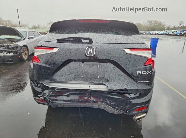 5J8TC2H56PL020733 2023 ACURA RDX Black Вид ззаду