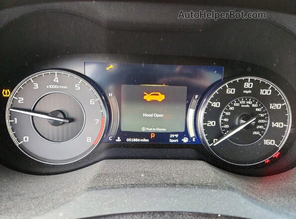 5J8TC2H59ML002142 2021 ACURA RDX Gray Instrument cluster view