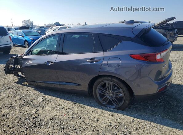 5J8TC2H60ML046054 2021 ACURA RDX Gray Rear left