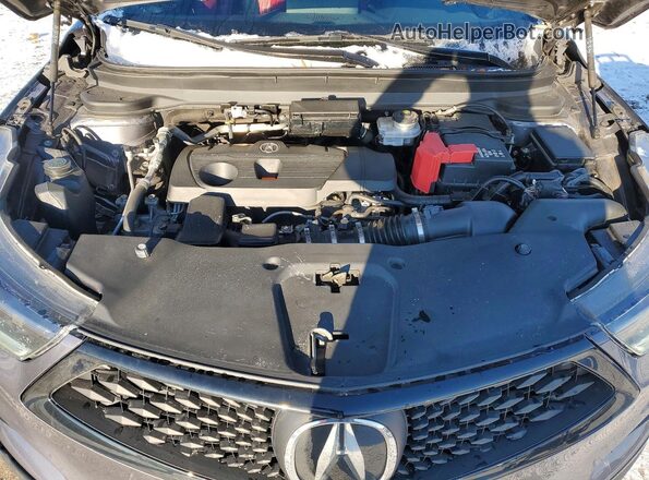 5J8TC2H63ML042483 2021 ACURA RDX Gray ძრავის განყოფილების ხედი