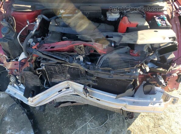 5J8TC2H65NL001676 2022 ACURA RDX Red Engine compartment view