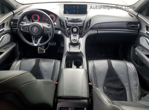 5J8TC2H66ML042543 2021 ACURA RDX White Dashboard view