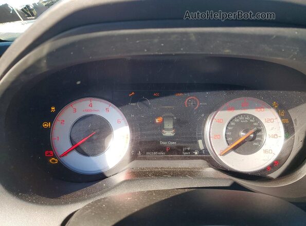 5J8TC2H6XML034493 2021 ACURA RDX White Вид щитка приладів