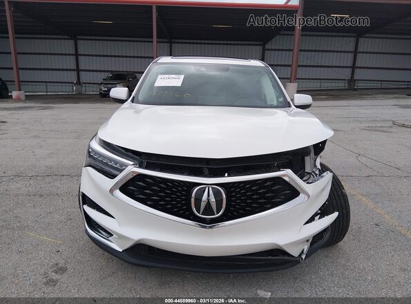5J8TC2H70ML015749 2021 ACURA RDX White Вид щитка приладів