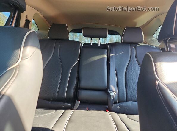 5J8TC2H78NL010333 2022 ACURA RDX Black Widok tylnych siedzeń