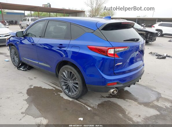 5J8TC2H82NL012295 2022 ACURA RDX Blue უკანა მარცხენა