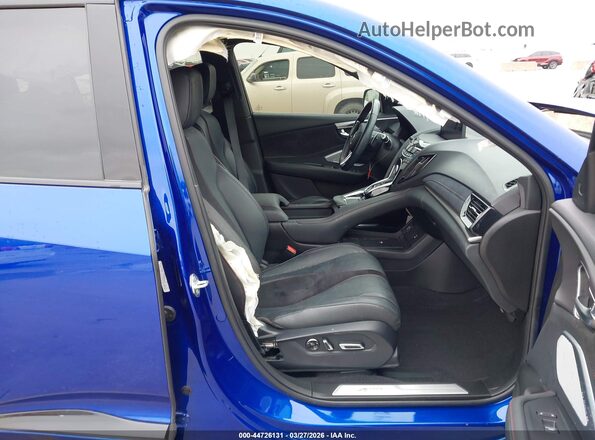 5J8TC2H82NL012295 2022 ACURA RDX Blue წინა სალონის ხედი
