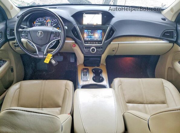 5J8YD3H82KL004685 2019 ACURA MDX White Dashboard view